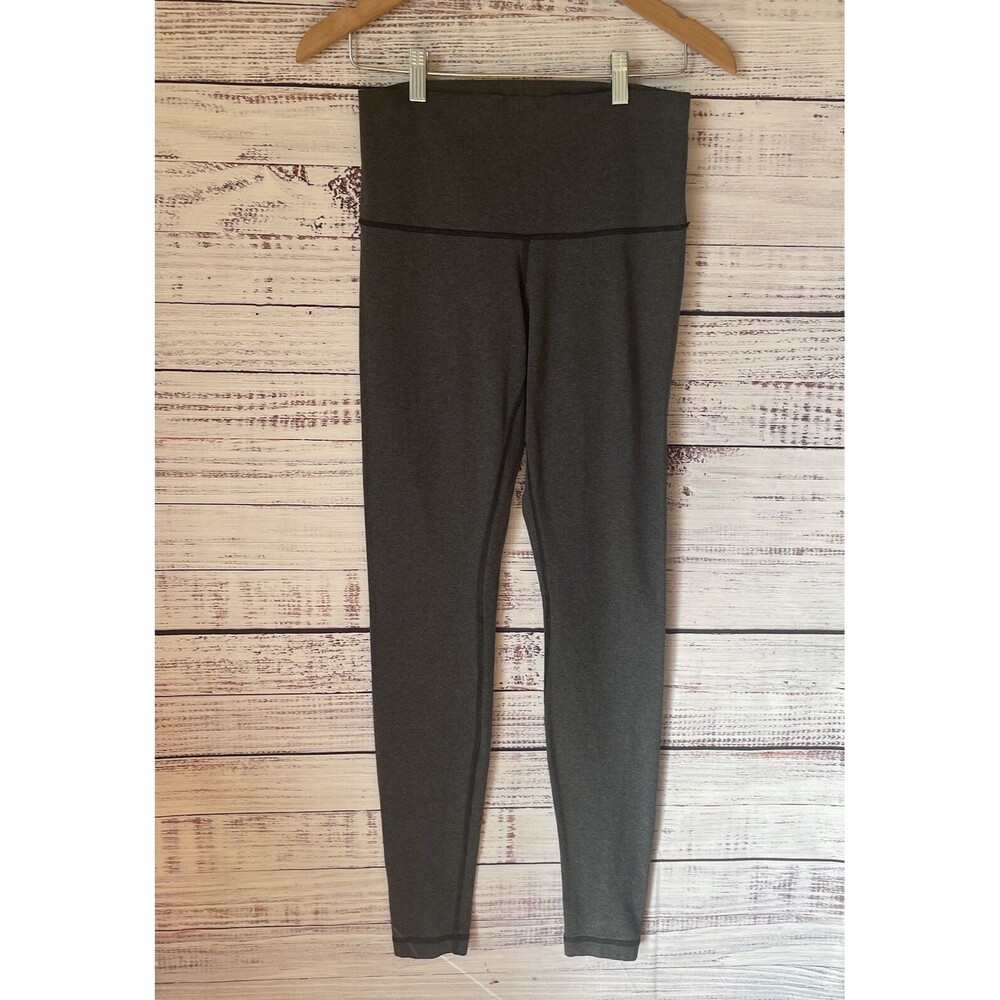 Lululemon Wunder Under High Rise Luxtreme Leggings  Size 6 Gray 28" Inseam